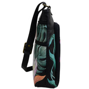 Crossbody With Front Zip Organizer - 651| Anuschka Leather India