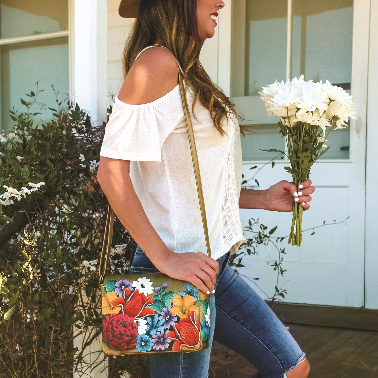 Flap Crossbody - 683| Anuschka Leather India