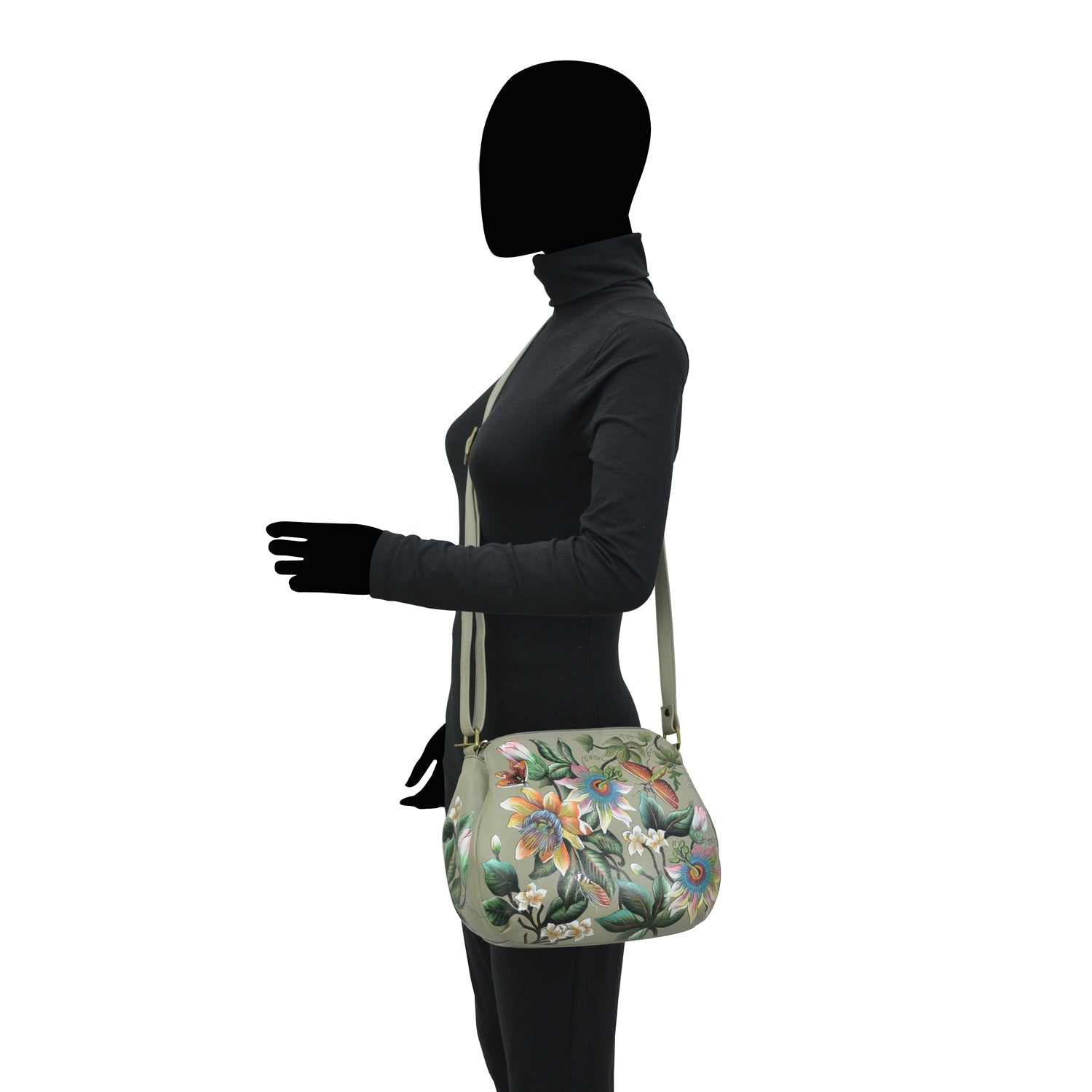 Multi Compartment Medium Bag - 691| Anuschka Leather India
