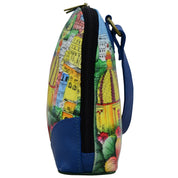 Small Multi Compartment Zip-Around Organizer - 8109| Anuschka Leather India