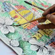 Small Multi Compartment Zip-Around Organizer - 8109| Anuschka Leather India