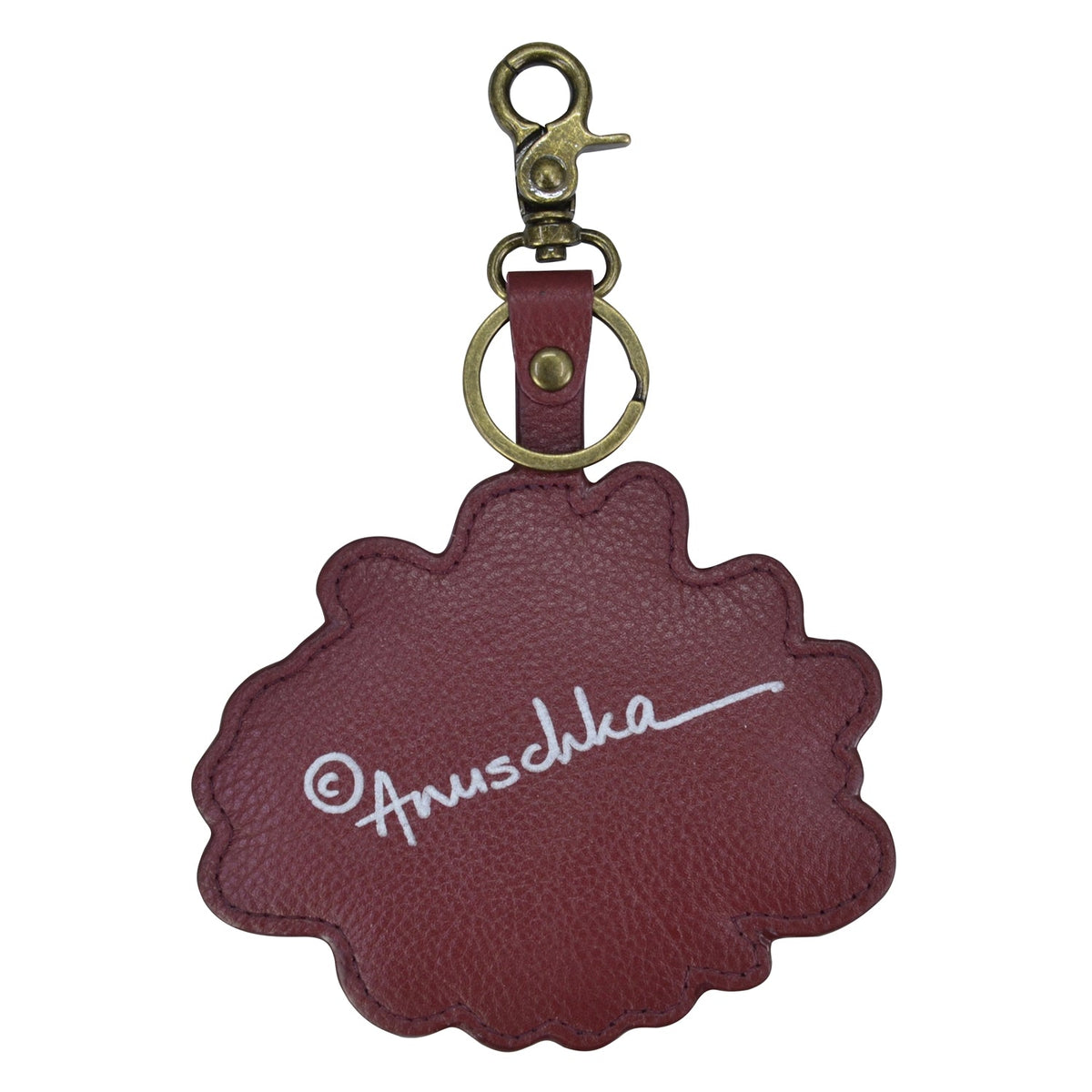 Painted Leather Bag Charm - K0033| Anuschka Leather India