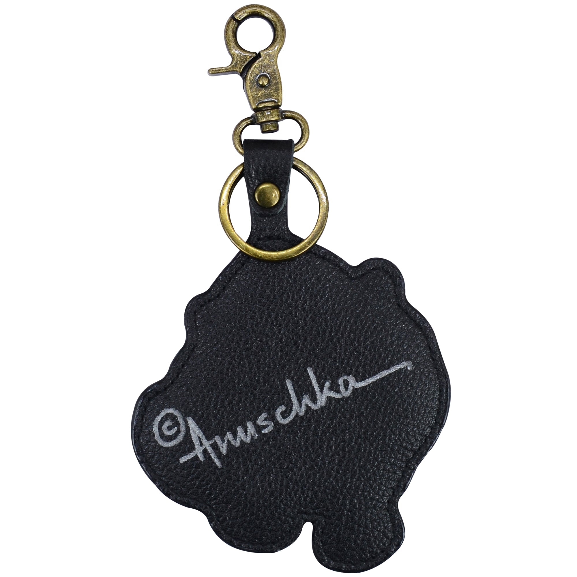 Painted Leather Bag Charm - K0023| Anuschka Leather India