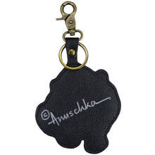 Load image into Gallery viewer, Painted Leather Bag Charm - K0023| Anuschka Leather India
