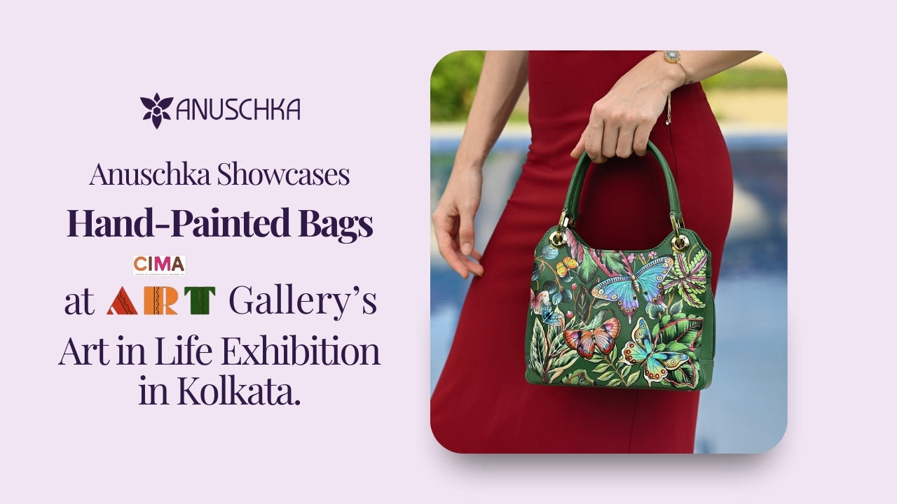 Anuschka Showcases Hand-Painted Bags at CIMA Art Gallery’s Art in Life Exhibition in Kolkata