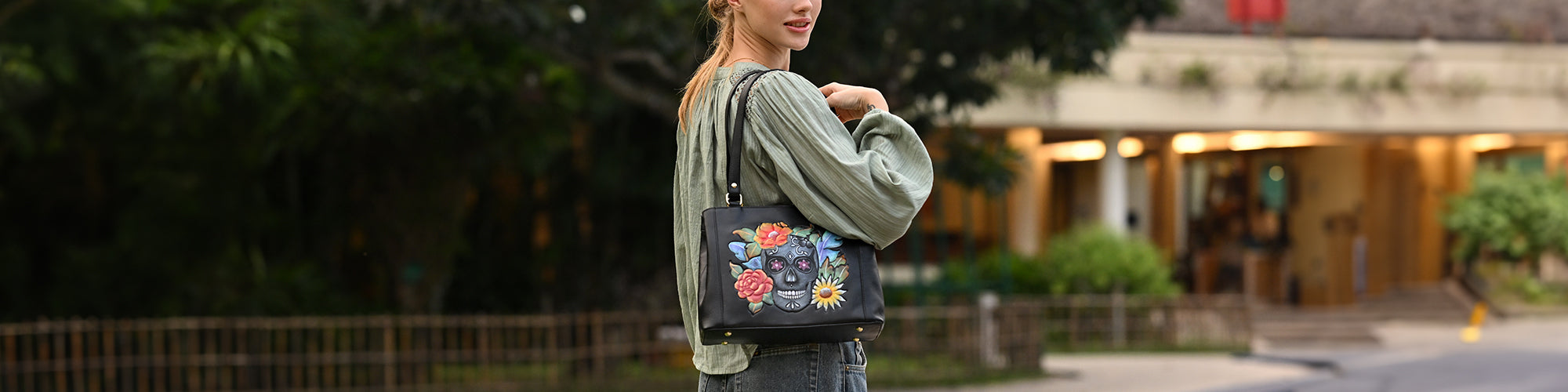 Genuine Leather Tote Bags for Women