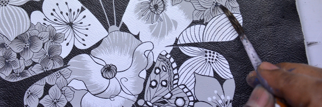 Butterfly Mosaic-Black