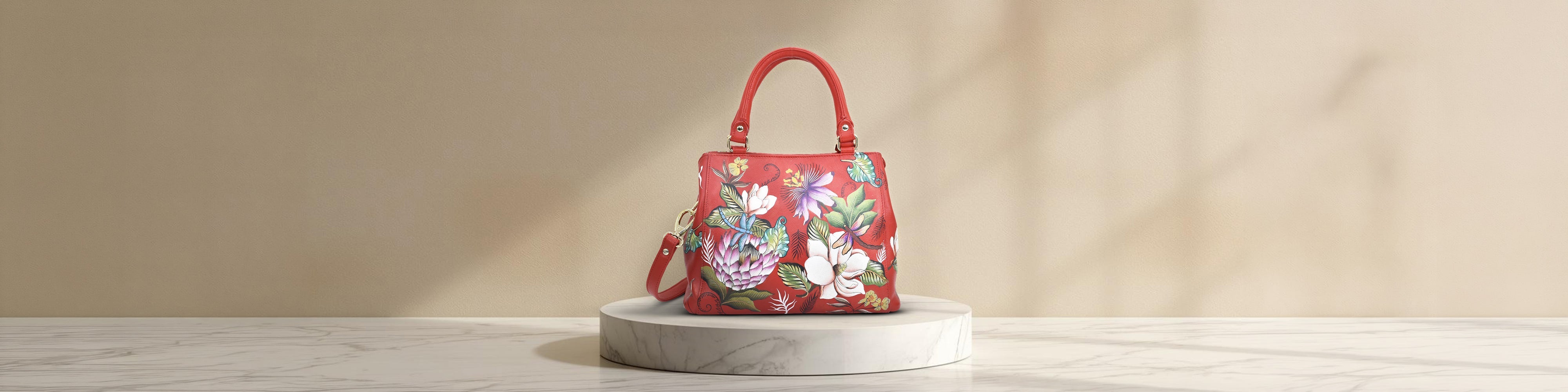 Hand-Painted Leather Handbags & More for Mother's Day
