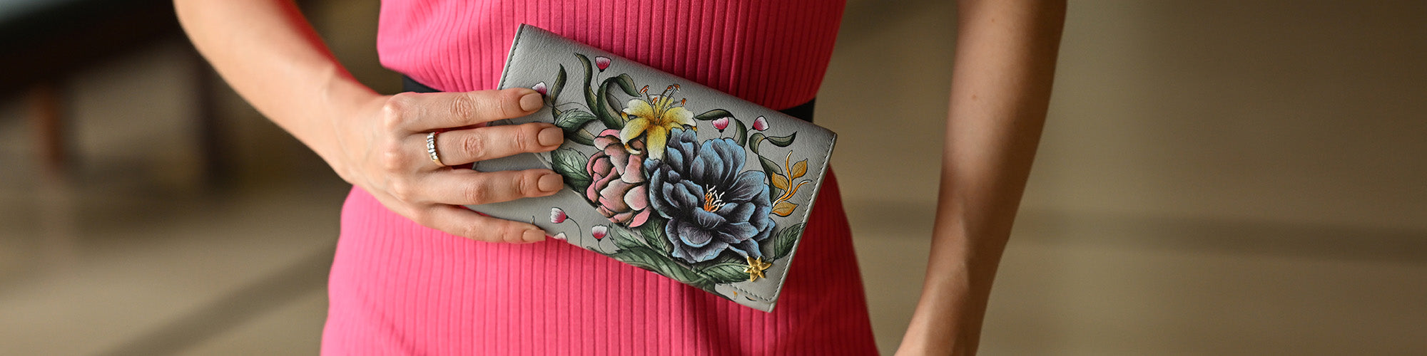 Large Handpainted Wallets Collection