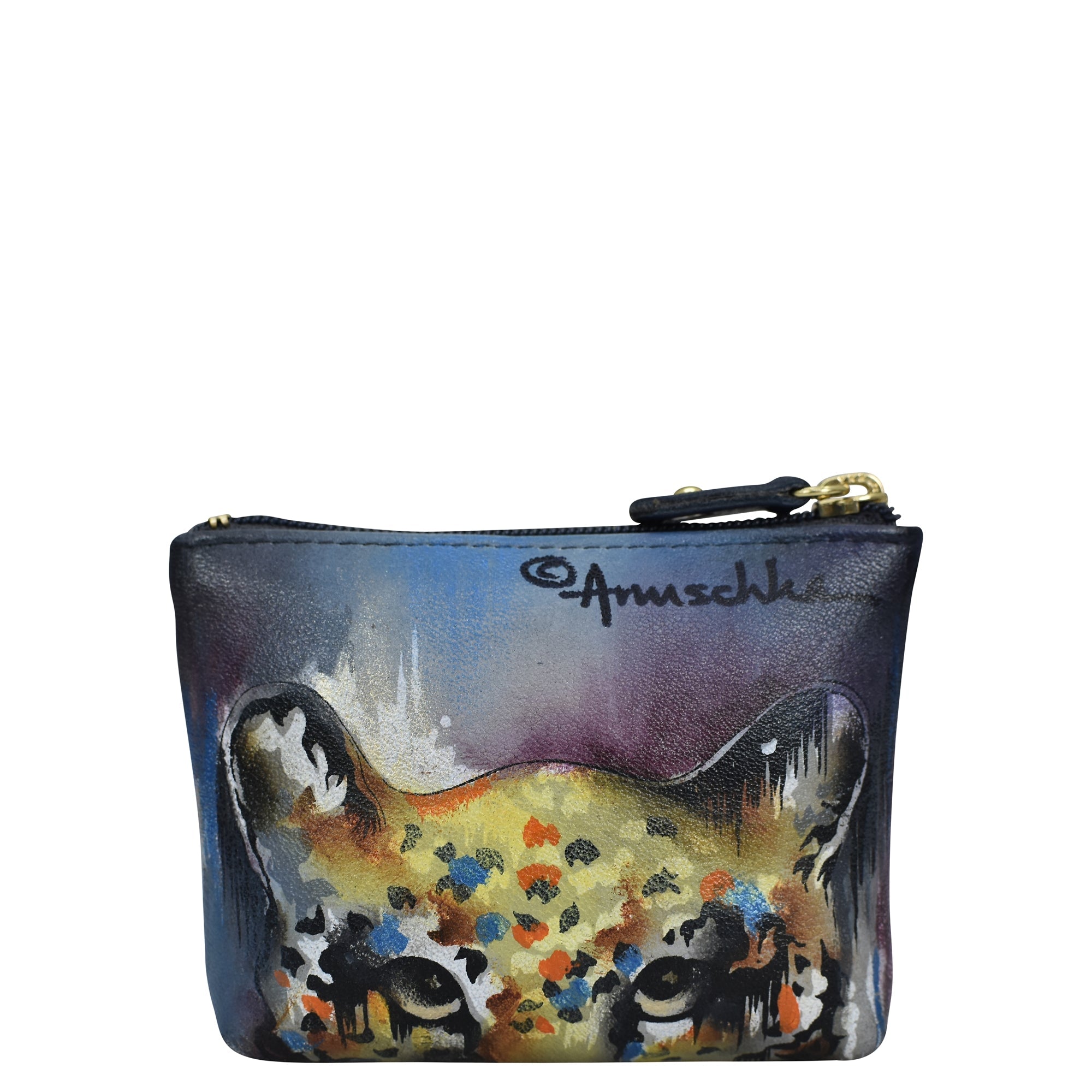 Abstract Leopard Coin Pouch - 1031