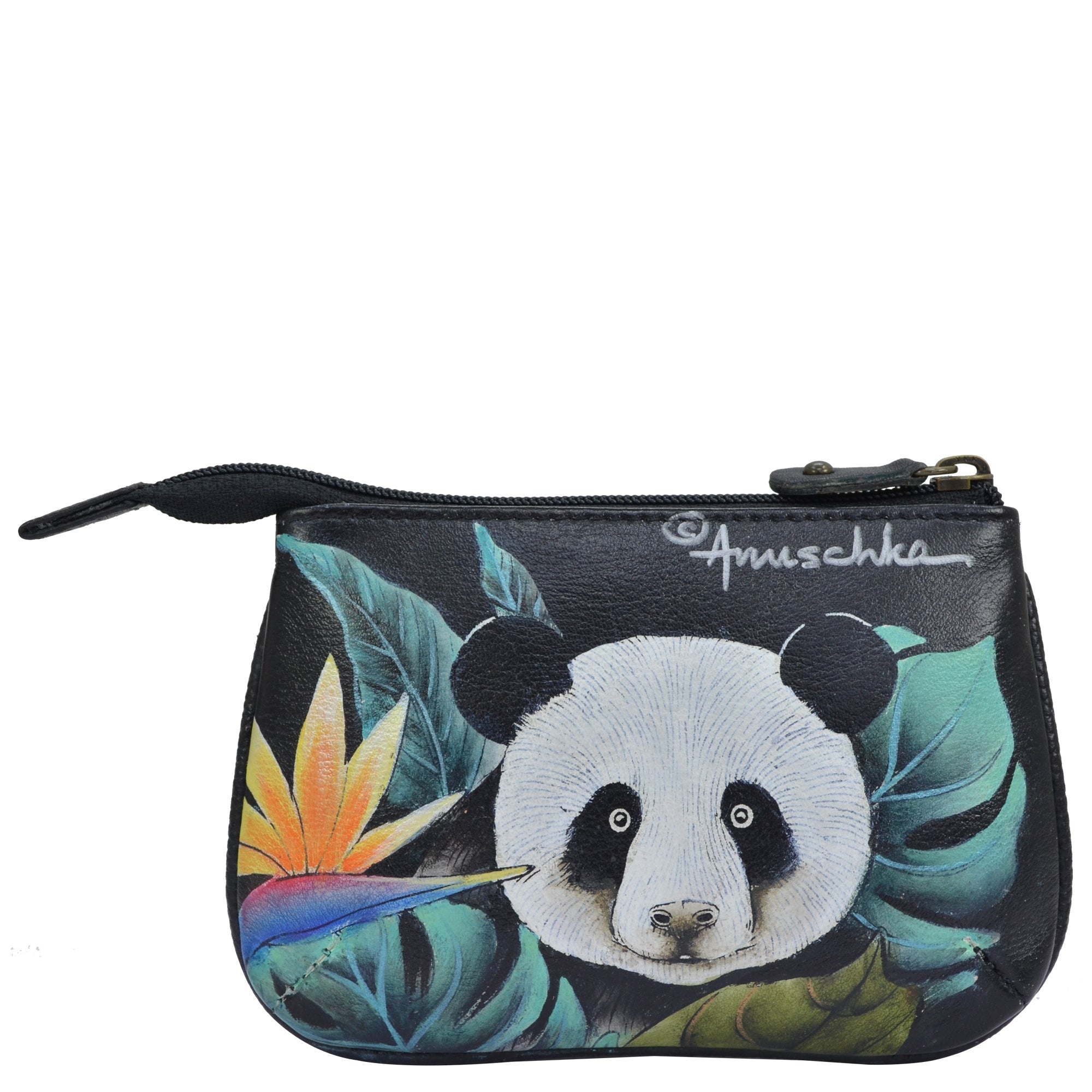 Happy Panda Medium Zip Pouch - 1107