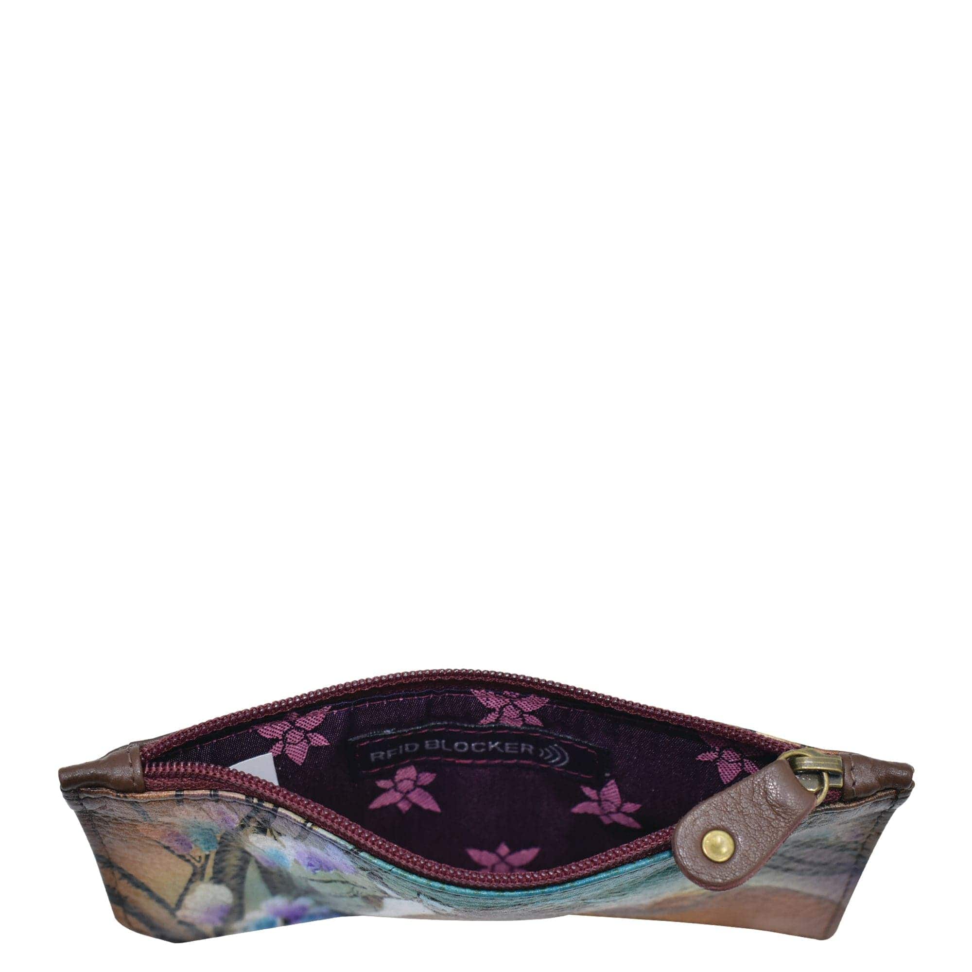 Free Spirit RFID Blocking Card Case with Coin Pouch - 1140