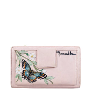 Butterfly Melody Organizer Wallet Crossbody - 1149