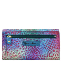 Load image into Gallery viewer, Croc Embossed Day Dream Three Fold Wallet - 1150

