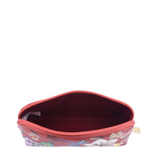 Load image into Gallery viewer, Empty Medium Zip-Around Eyeglass/Cosmetic Pouch - 1163 with zip closure against a white background.
