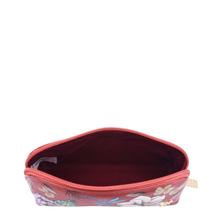 Empty Medium Zip-Around Eyeglass/Cosmetic Pouch - 1163 with zip closure against a white background.