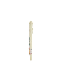 Load image into Gallery viewer, Painted flute with floral design on a white background, housed in an Anuschka Card Holder with Wristlet - 1180.
