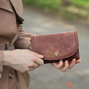 Heritage Leather Tri-Fold Wallet - 1889