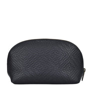 Heritage Leather Zippered Cosmetic Pouch - 1908