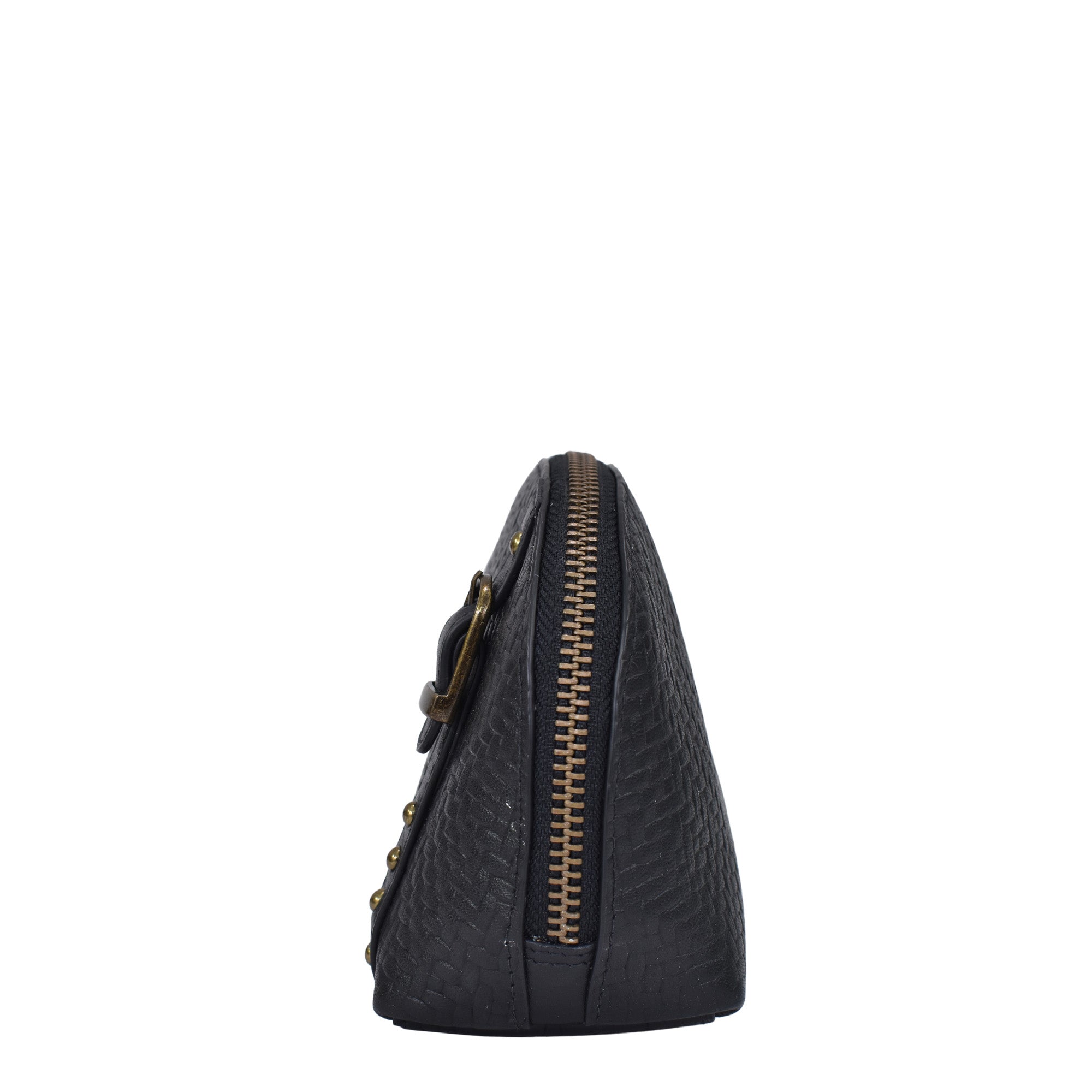 Heritage Leather Zippered Cosmetic Pouch - 1908