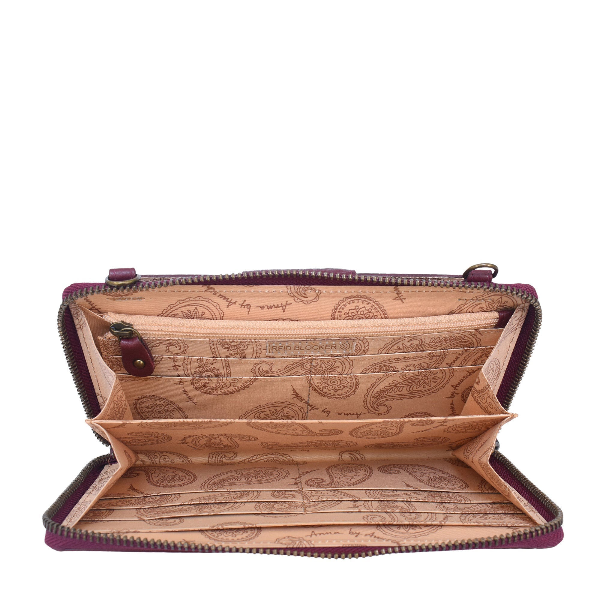 Heritage Leather Crossbody Organizer - 1932