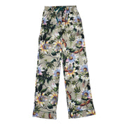 Floral print pajama set trousers on a white background from Anuschka - 3344.