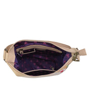 FLOWER GARDEN ALMOND Classic Hobo With Side Pockets - 382