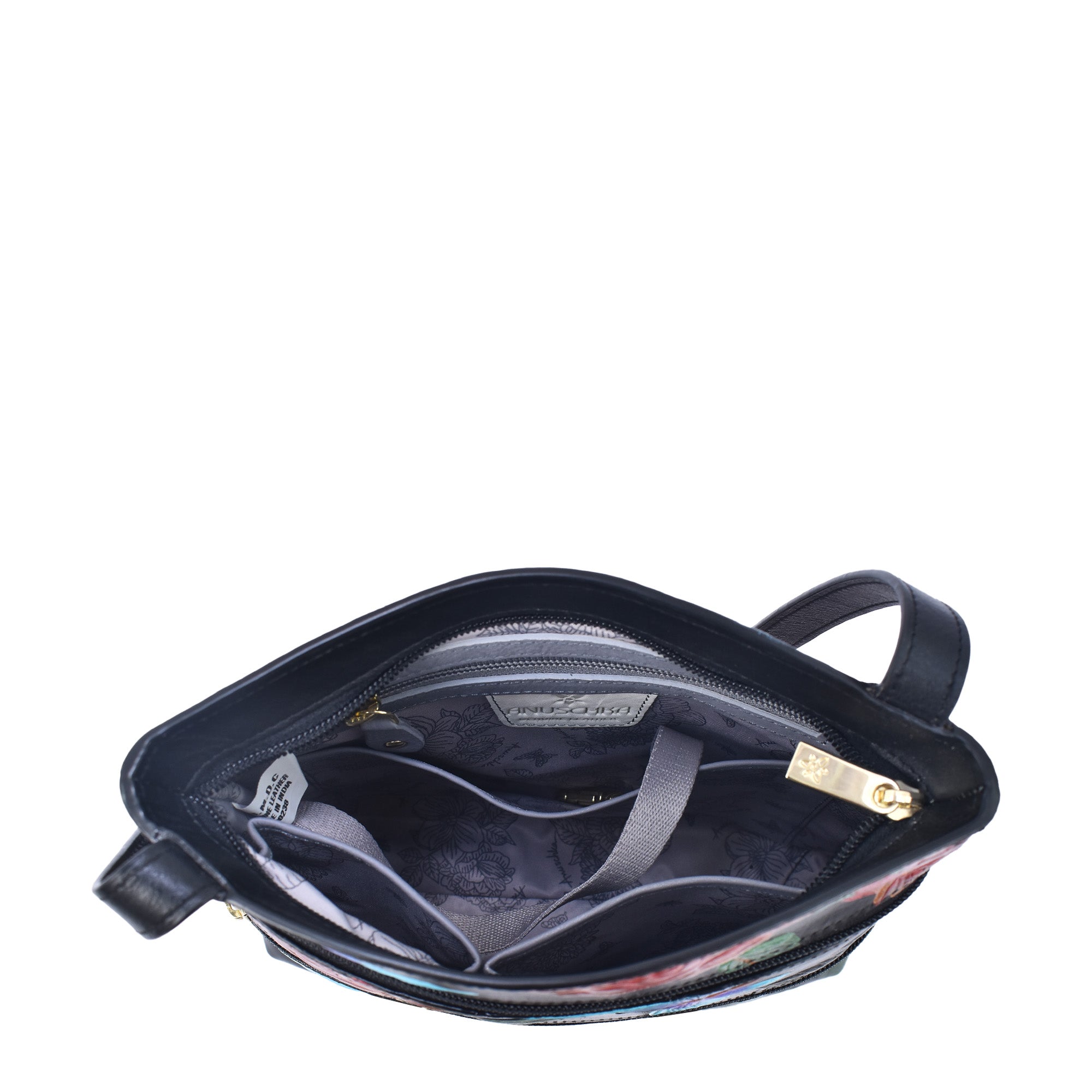 Medium Crossbody With Double Zip Pockets - 447