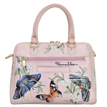 Load image into Gallery viewer, Butterfly Melody Zip Around Classic Satchel - 625
