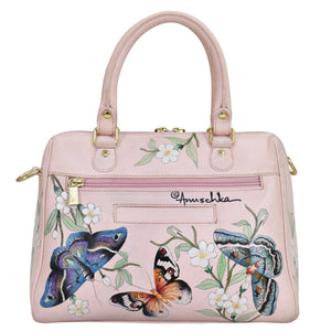 Butterfly Melody Zip Around Classic Satchel - 625