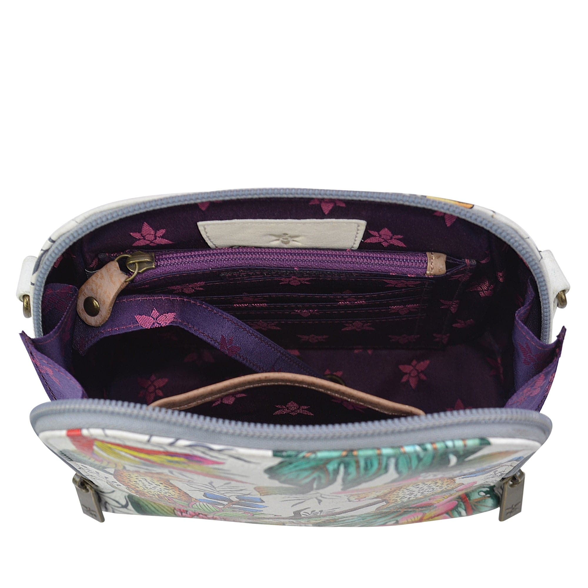 Jungle Queen Ivory Zip Around Travel Organizer - 668