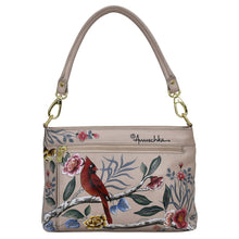 Load image into Gallery viewer, Large RFID Organizer - 684 by Anuschka, featuring floral and bird print design and RFID protection.

