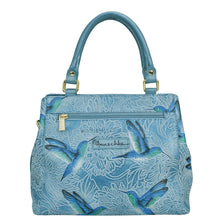 Load image into Gallery viewer, Tooled Birds Sky Multi Compartment Satchel - 690
