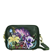 Vintage Floral Twin Top Messenger - 704