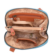 Small Multi Compartment Zip Around Organizer - 8109