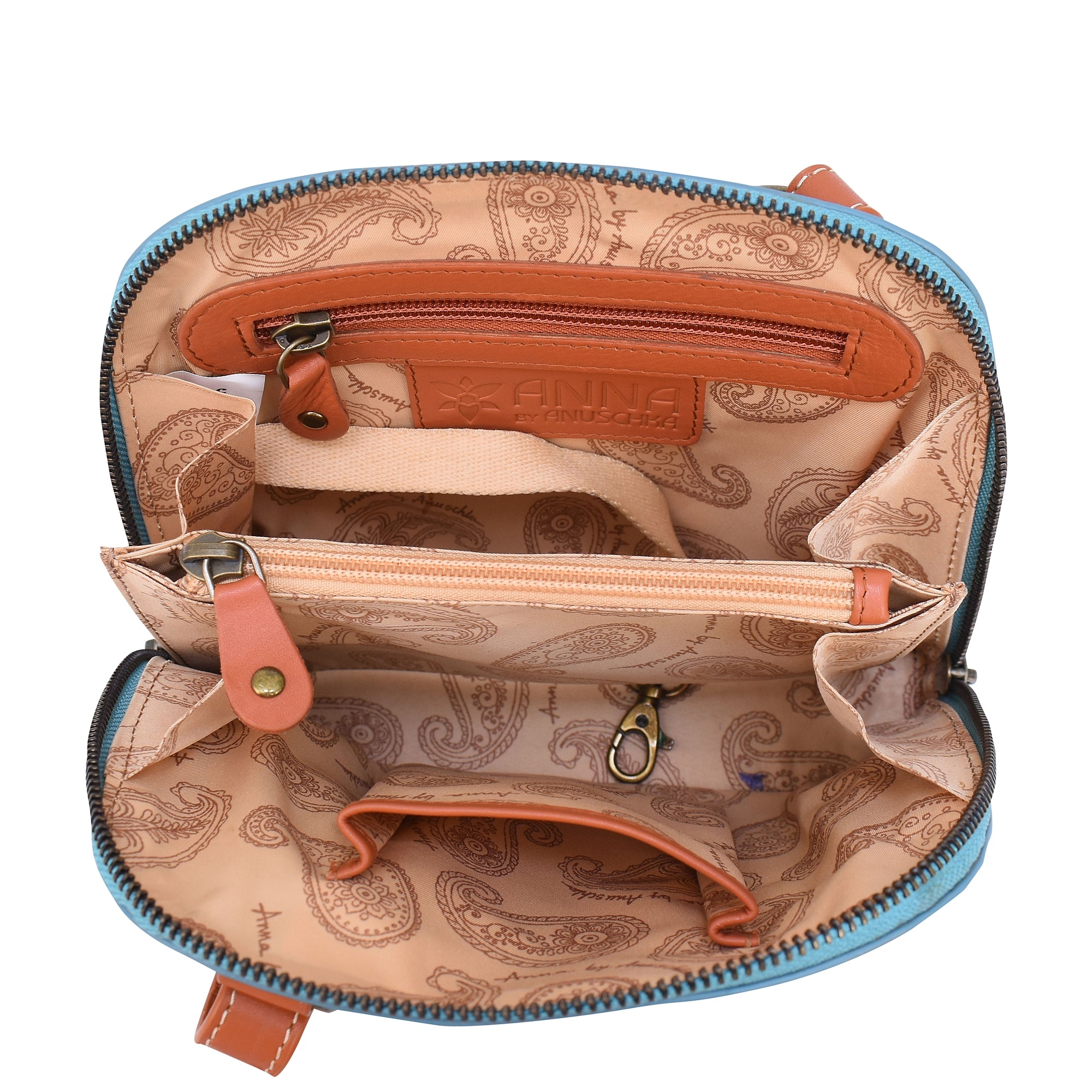 Small Multi Compartment Zip Around Organizer - 8109