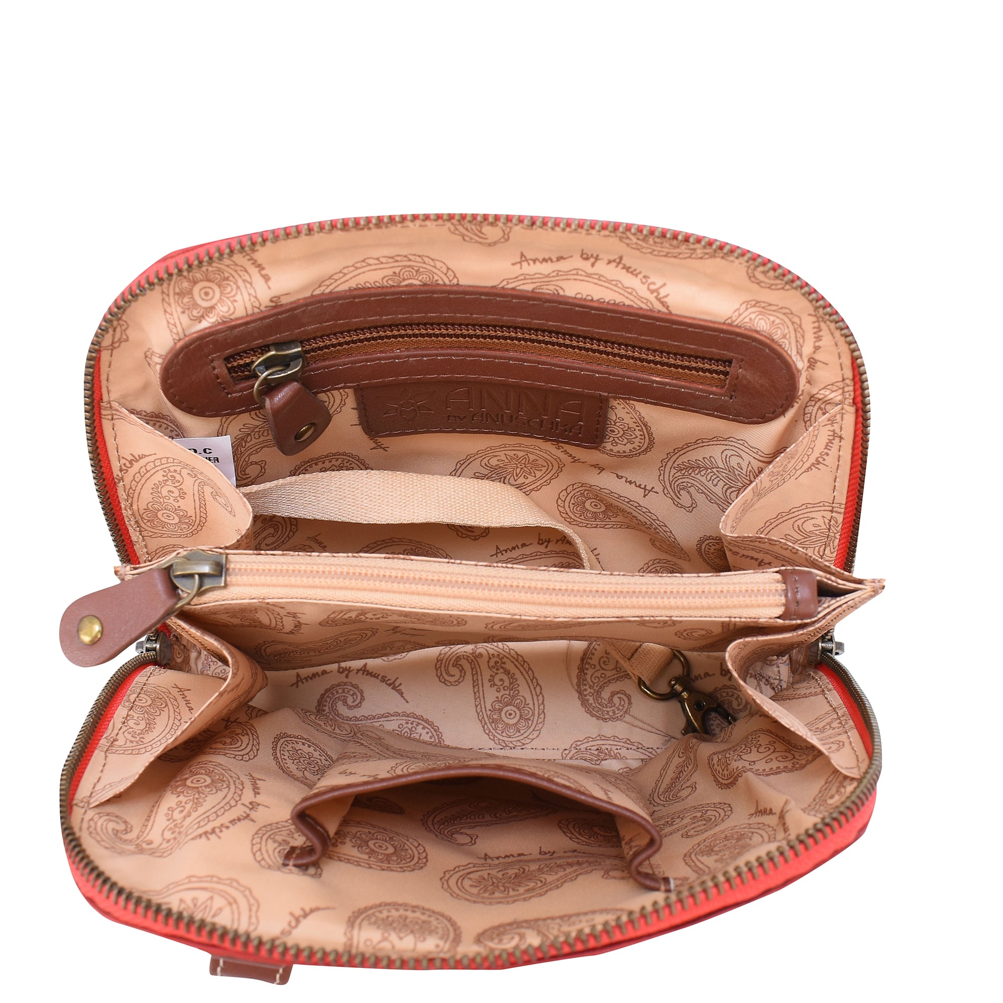 Small Multi Compartment Zip Around Organizer - 8109