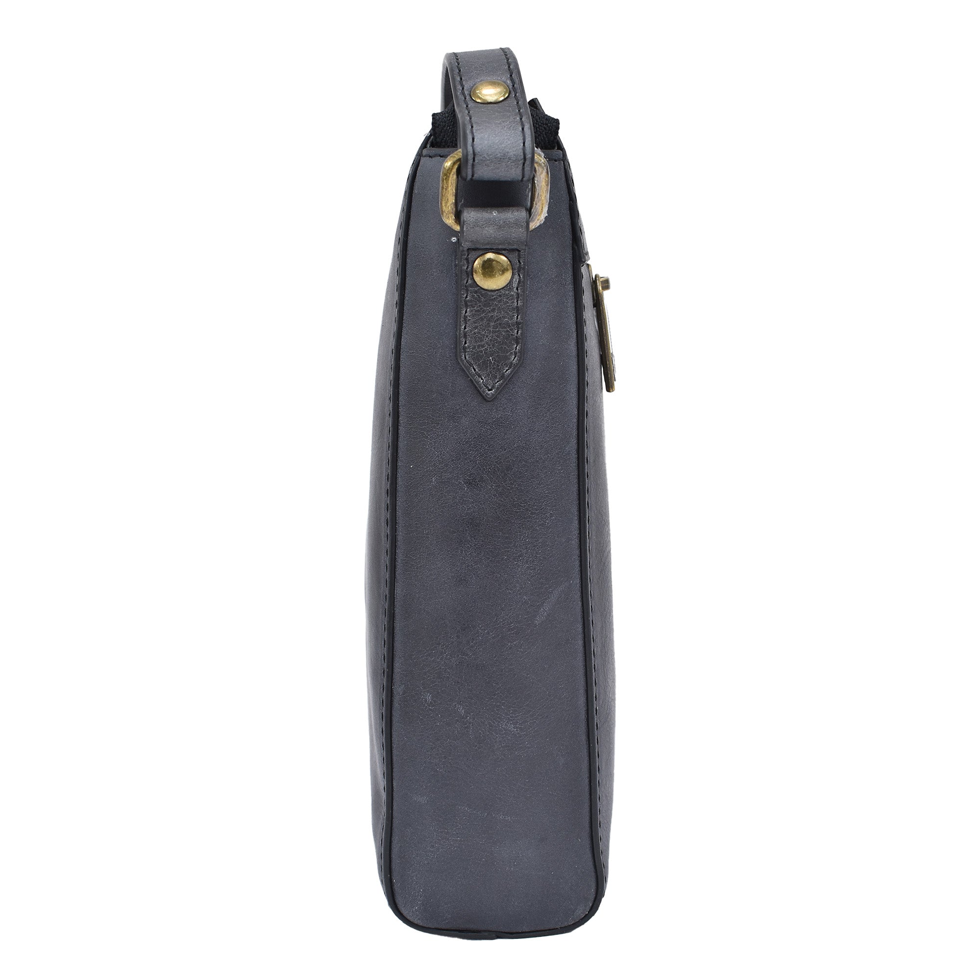 Heritage Leather Slim Medium Crossbody - 8334