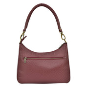Heritage Leather Large Top Zip Hobo - 8487