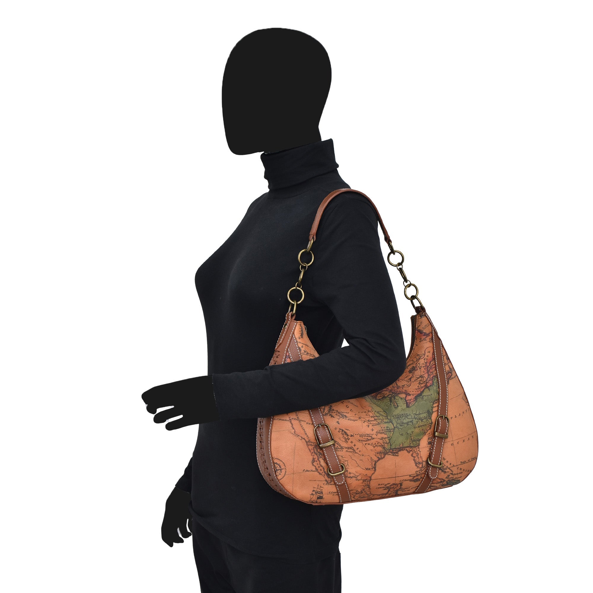Heritage Leather Hobo - 8496
