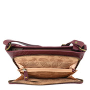 Heritage Leather Organizer Crossbody - 8593