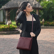 Heritage Leather Organizer Crossbody - 8593