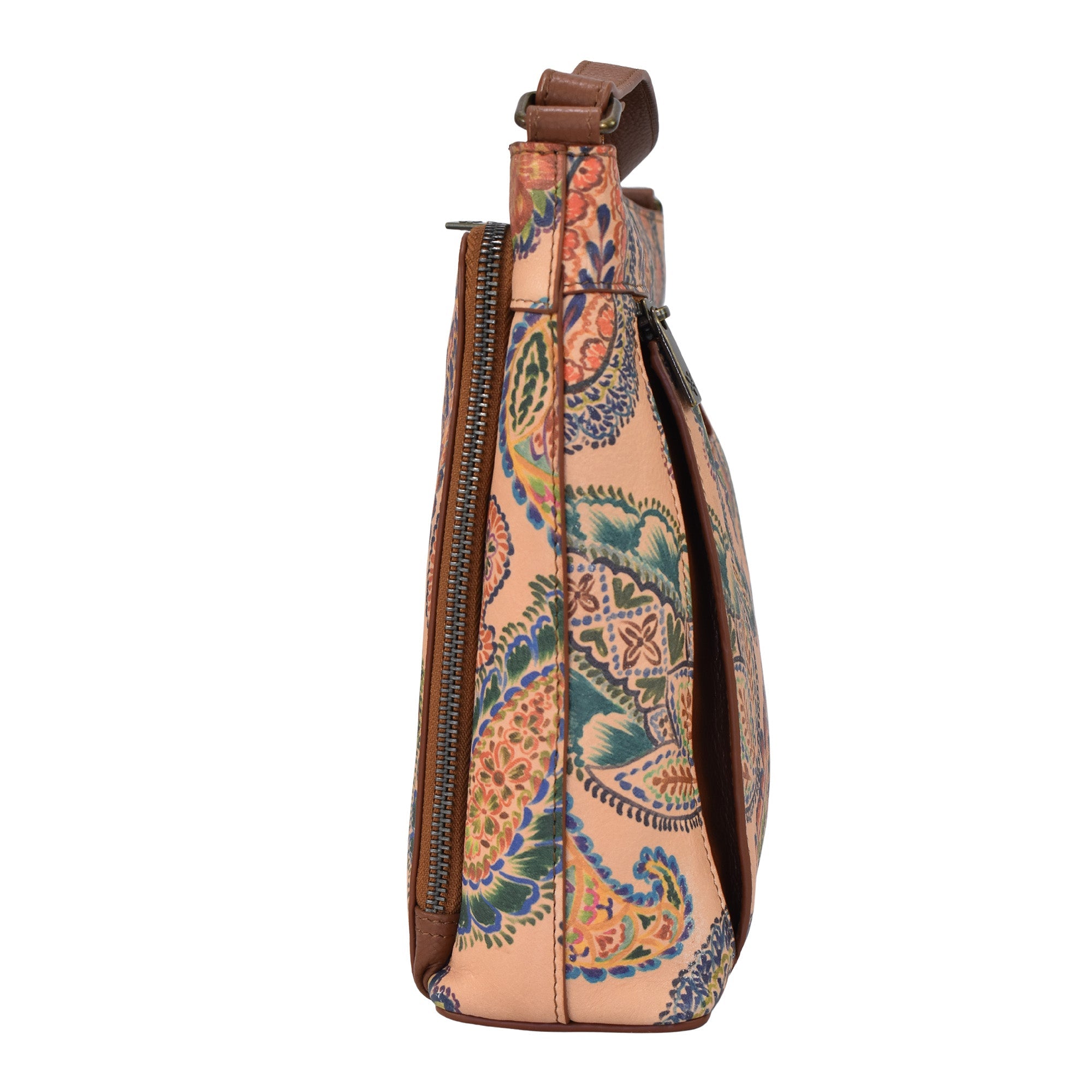 Heritage Leather Organizer Crossbody - 8593