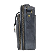 Heritage Leather Organizer Crossbody - 8632
