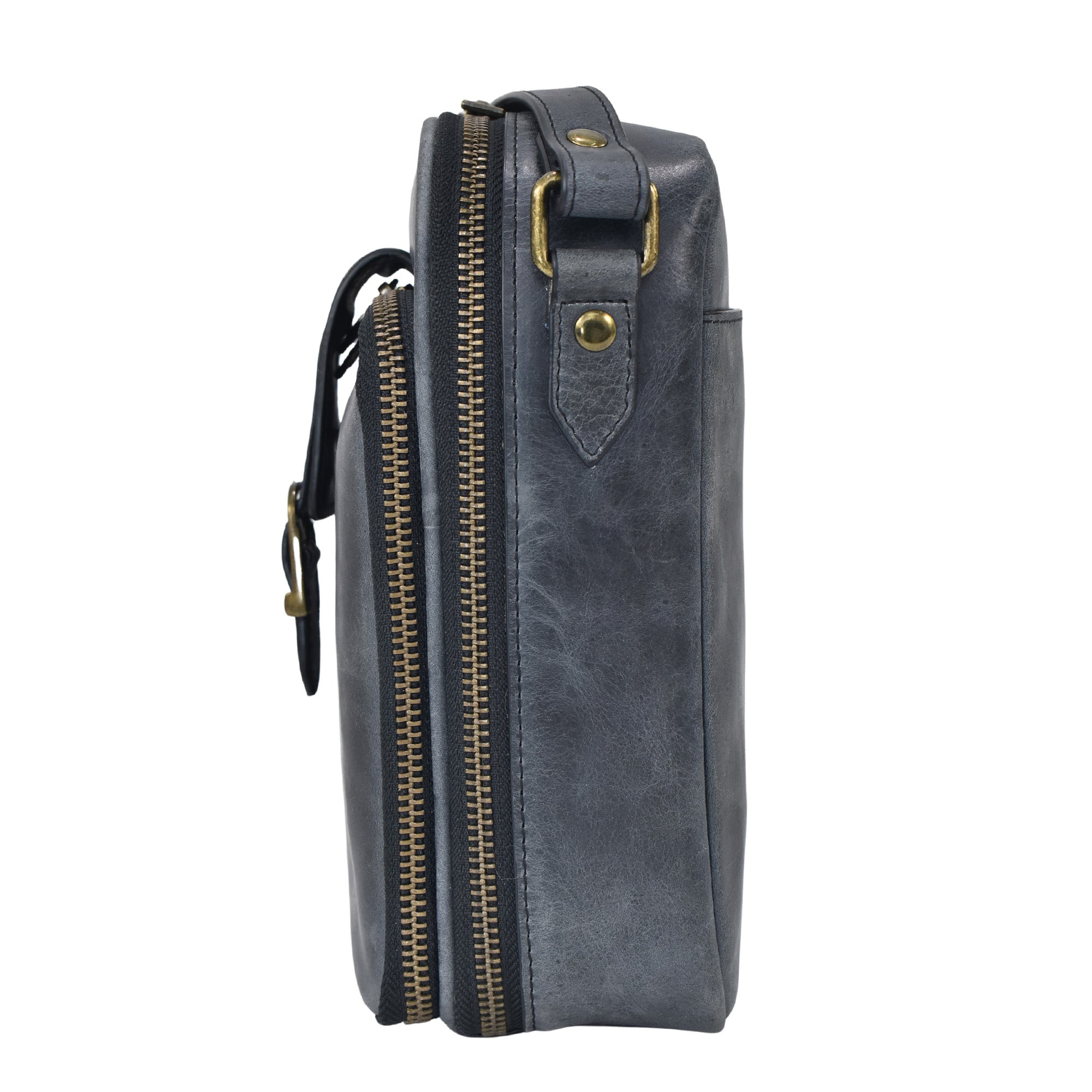 Heritage Leather Organizer Crossbody - 8632