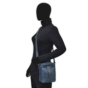 Heritage Leather Organizer Crossbody - 8632