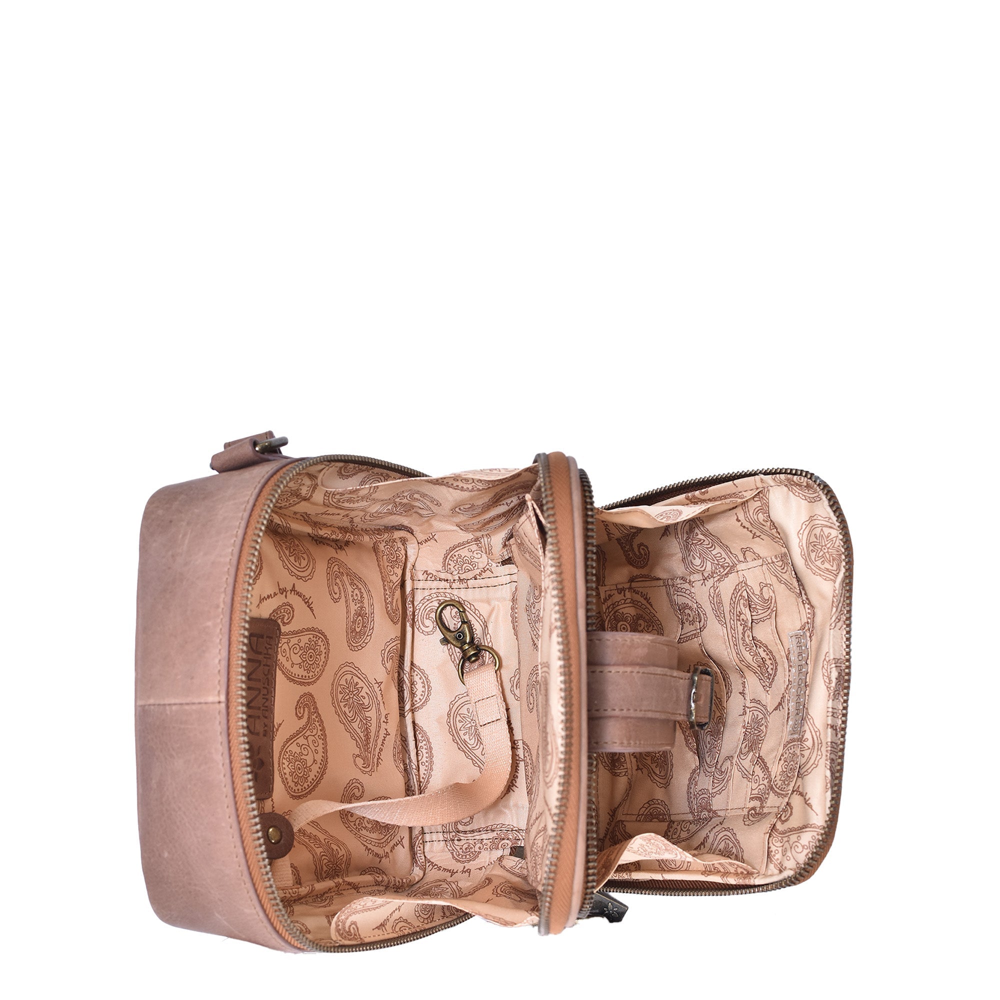 Heritage Leather Organizer Crossbody - 8632