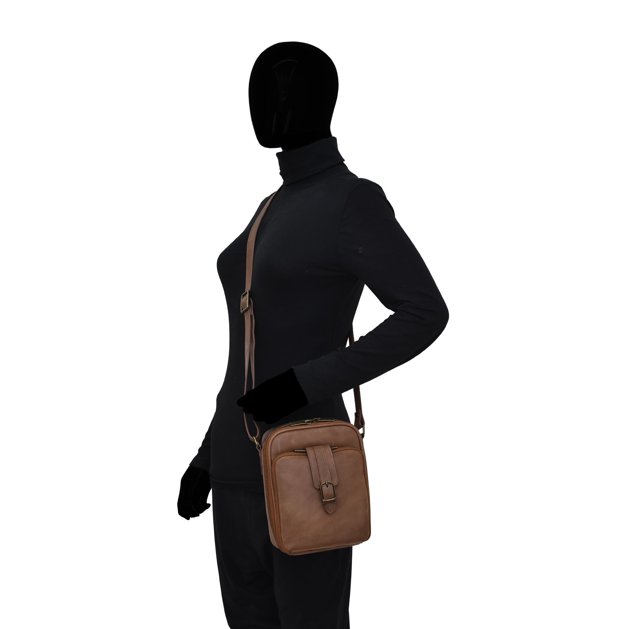 Heritage Leather Organizer Crossbody - 8632