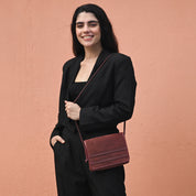 Heritage Leather Flap Crossbody - 8633