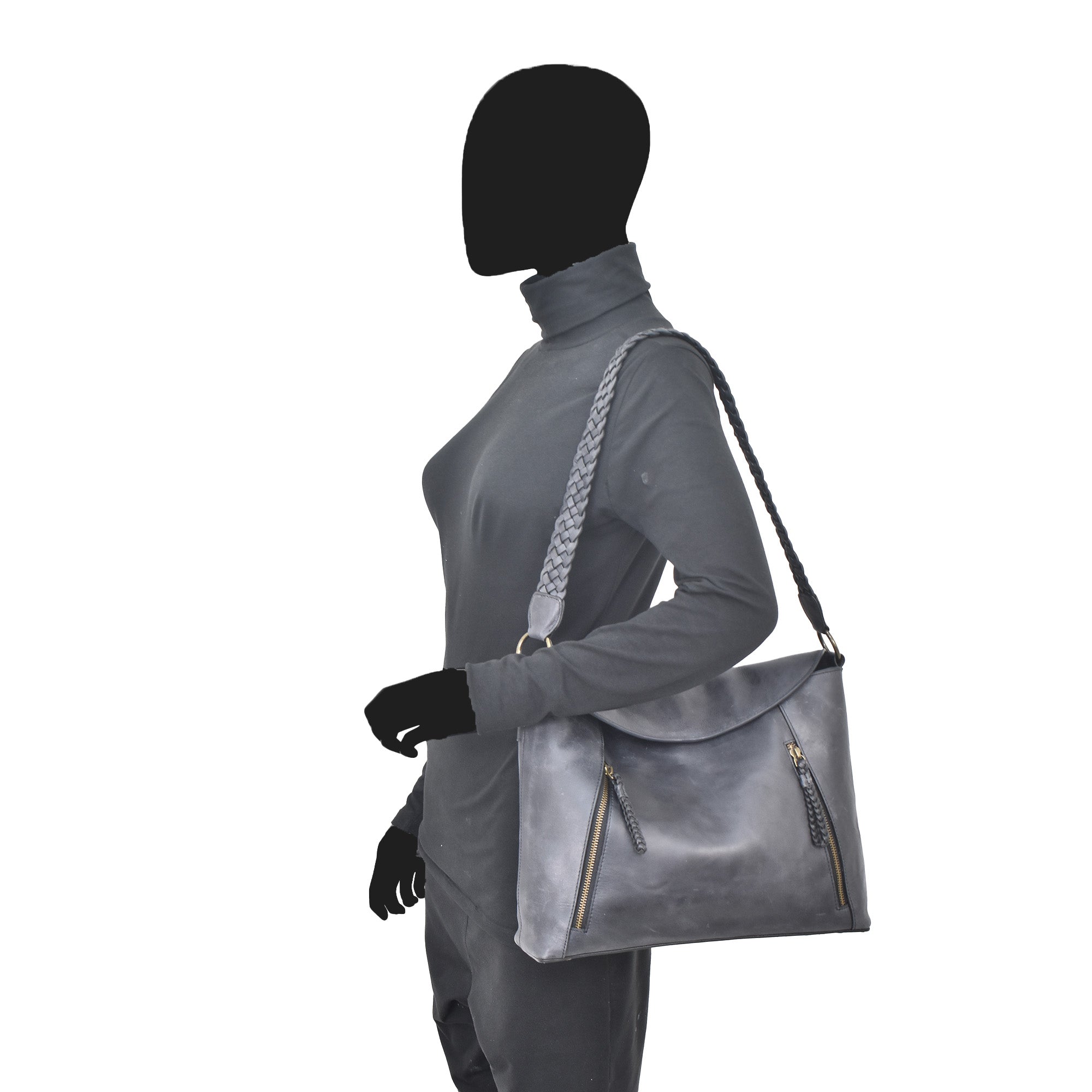 Heritage Leather Hobo - 8636